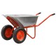 Тачка строительная ECO WB351-2 (130л, 350кг, 2 пневмоколеса 4.00-8) (130л, 350кг, 2 пневмоколеса 4.00-8) (WB351-2)